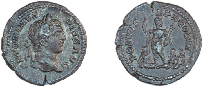 RIC IV Caracalla 96, реверс, bm