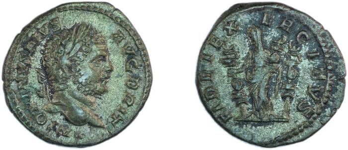 RIC IV Caracalla 213, реверс, bm
