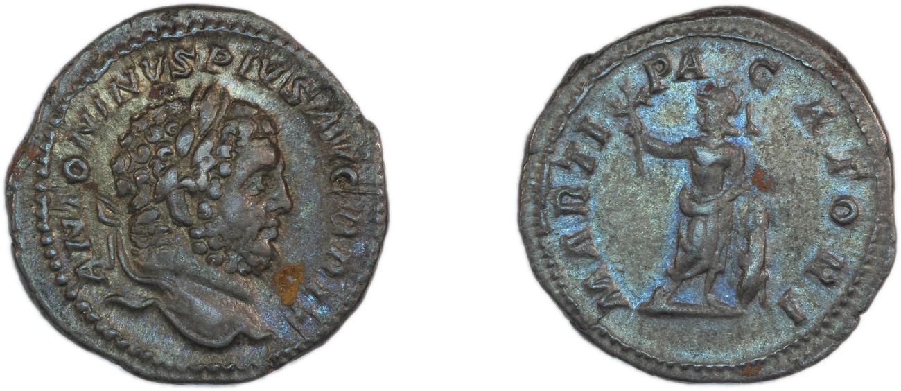 RIC IV Caracalla 222, аверс, bm