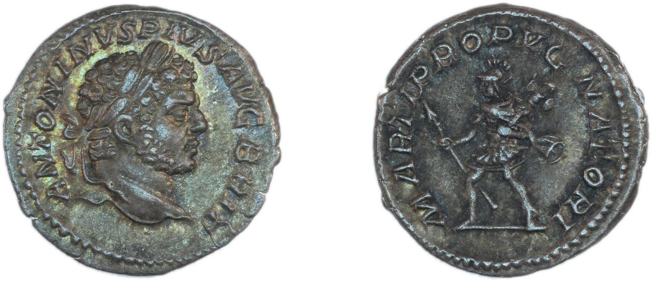 RIC IV Caracalla 223, аверс, bm