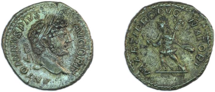 RIC IV Caracalla 223, реверс, bm
