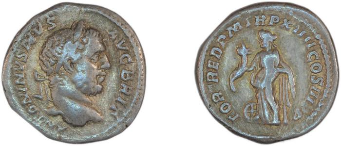 RIC IV Caracalla 189, реверс, bm
