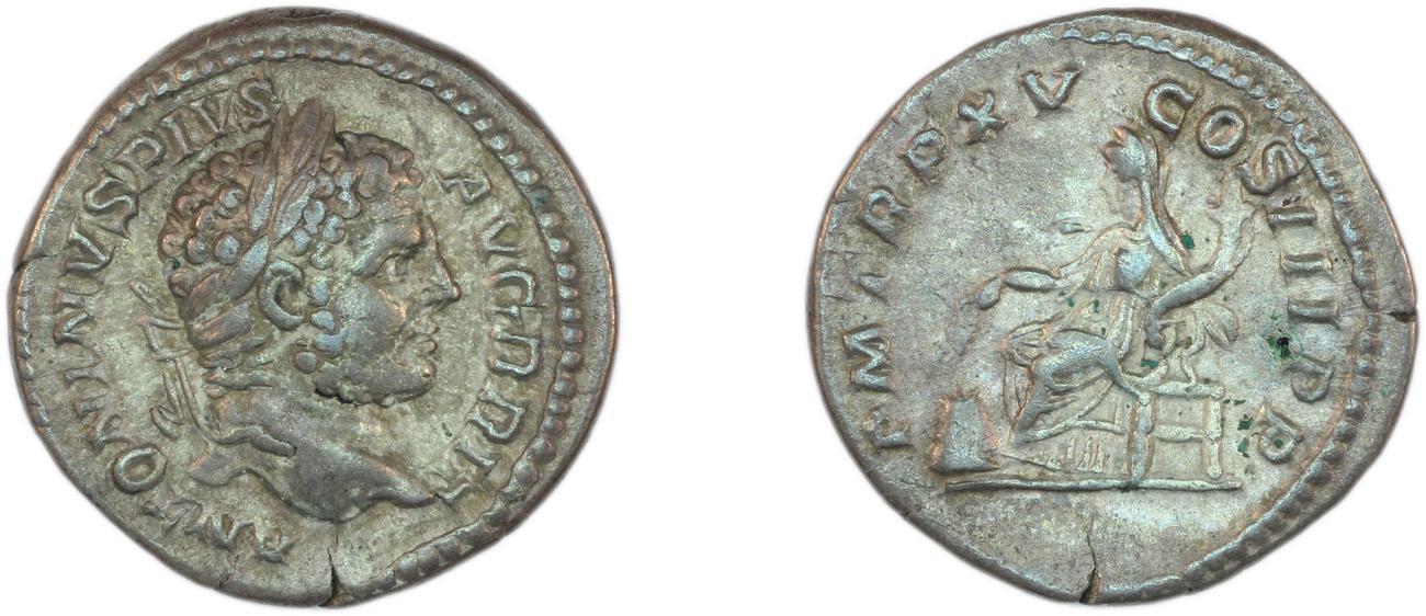 RIC IV Caracalla 195, аверс, bm