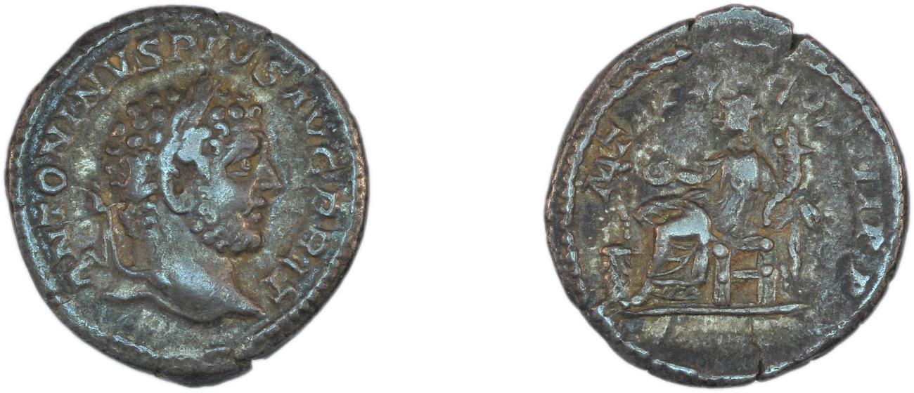 RIC IV Caracalla 196, аверс, bm