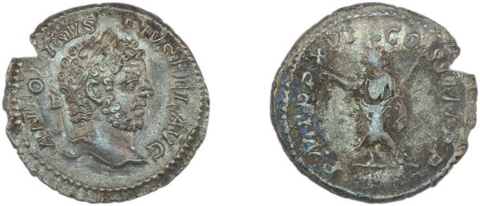 RIC IV Caracalla 208b, реверс, bm