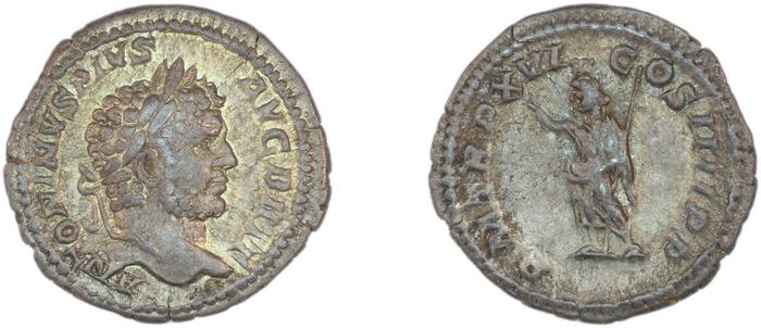 RIC IV Caracalla 208a, реверс, bm