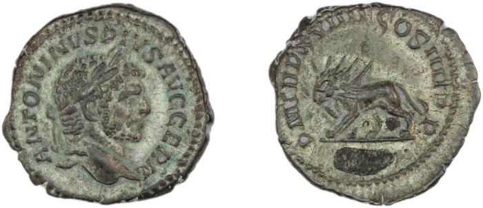 реверс RIC IV Caracalla 283C