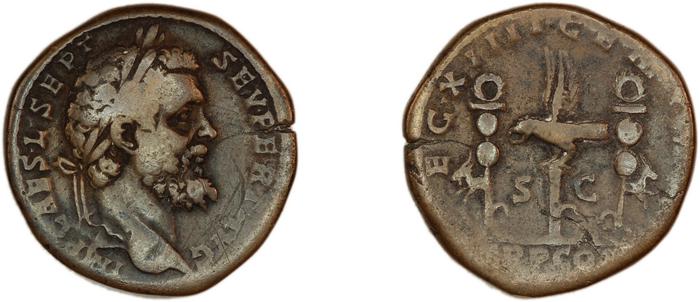 RIC IV Septimius Severus 652, реверс, bm