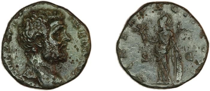 RIC IV Clodius Albinus 54A, реверс, bm