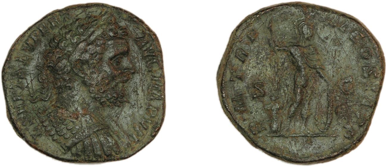 RIC IV Septimius Severus 708, аверс, bm
