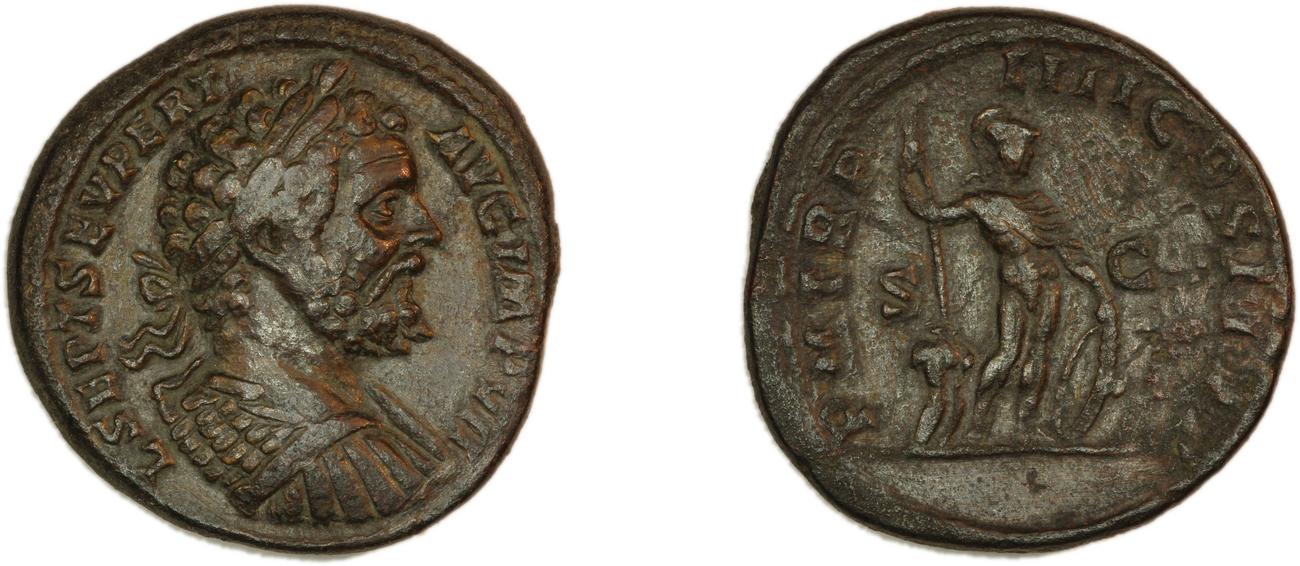 RIC IV Septimius Severus 708, аверс, bm