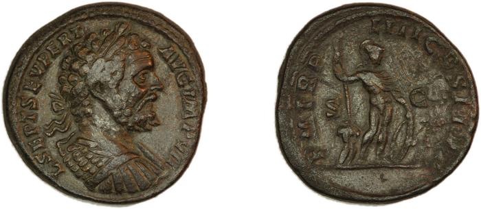 RIC IV Septimius Severus 708, реверс, bm