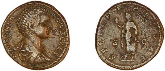 реверс RIC IV Caracalla 401