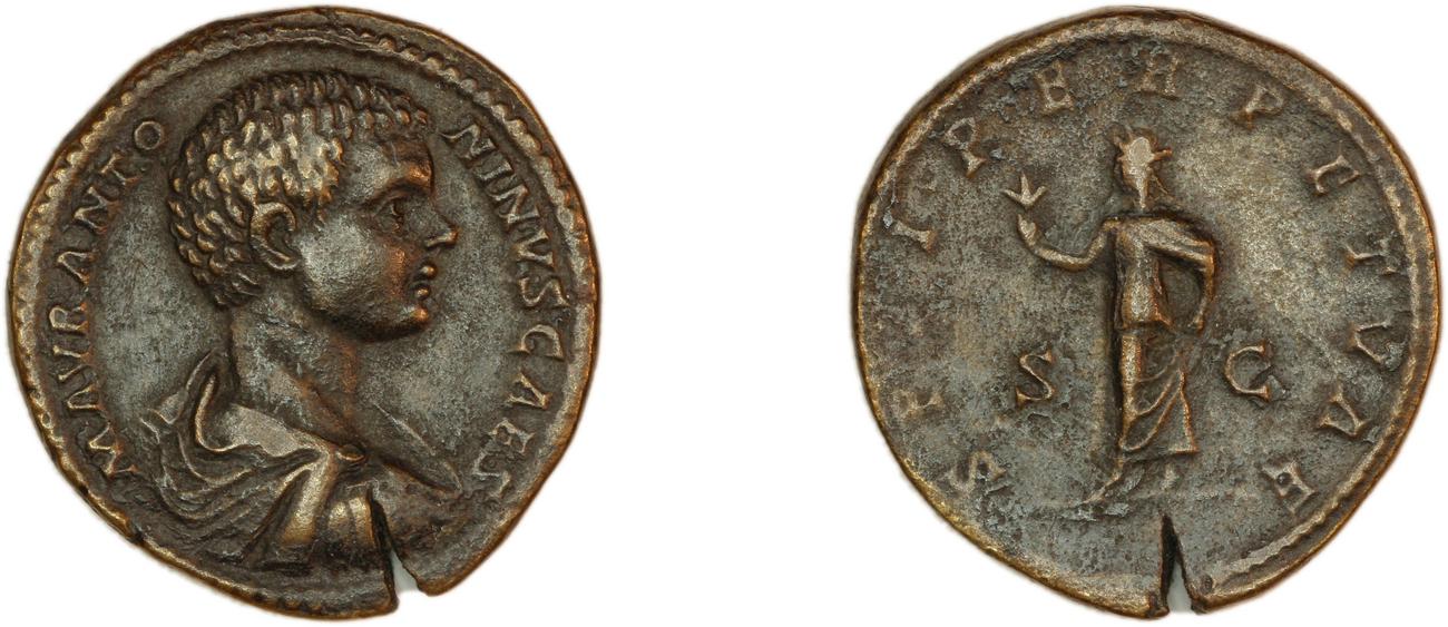 RIC IV Caracalla 401, аверс, bm