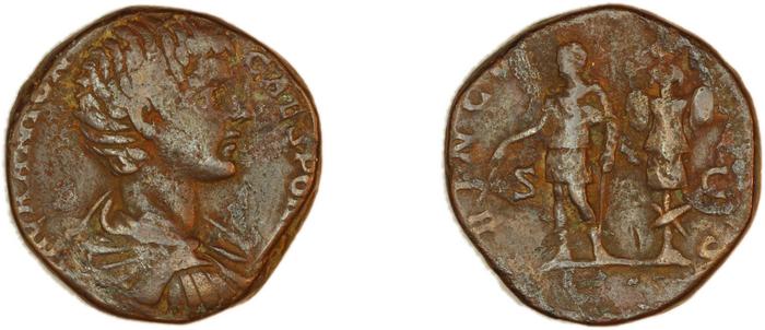 RIC IV Caracalla 398A, реверс, bm