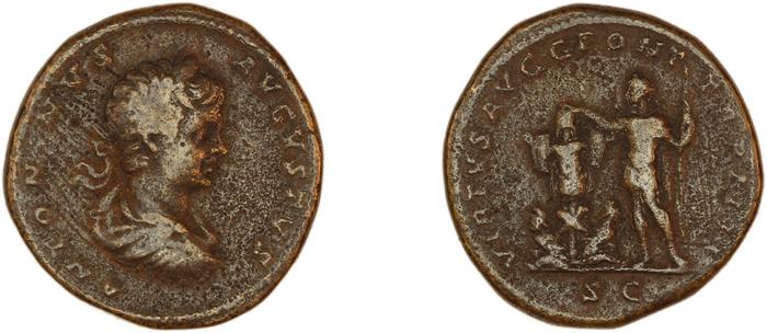 RIC IV Caracalla 409, реверс, bm