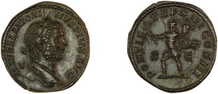 реверс RIC IV Caracalla 450A