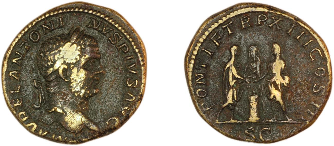 RIC IV Caracalla 452A, аверс, bm