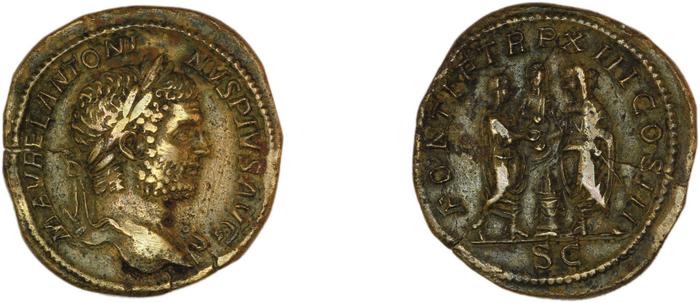 реверс RIC IV Caracalla 452B