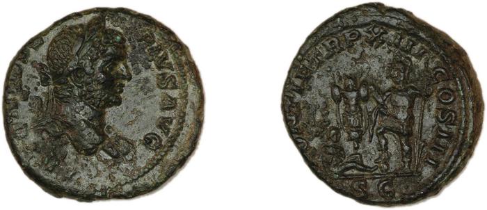 реверс RIC IV Caracalla 458b