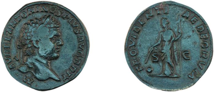 RIC IV Caracalla 511A, реверс, bm