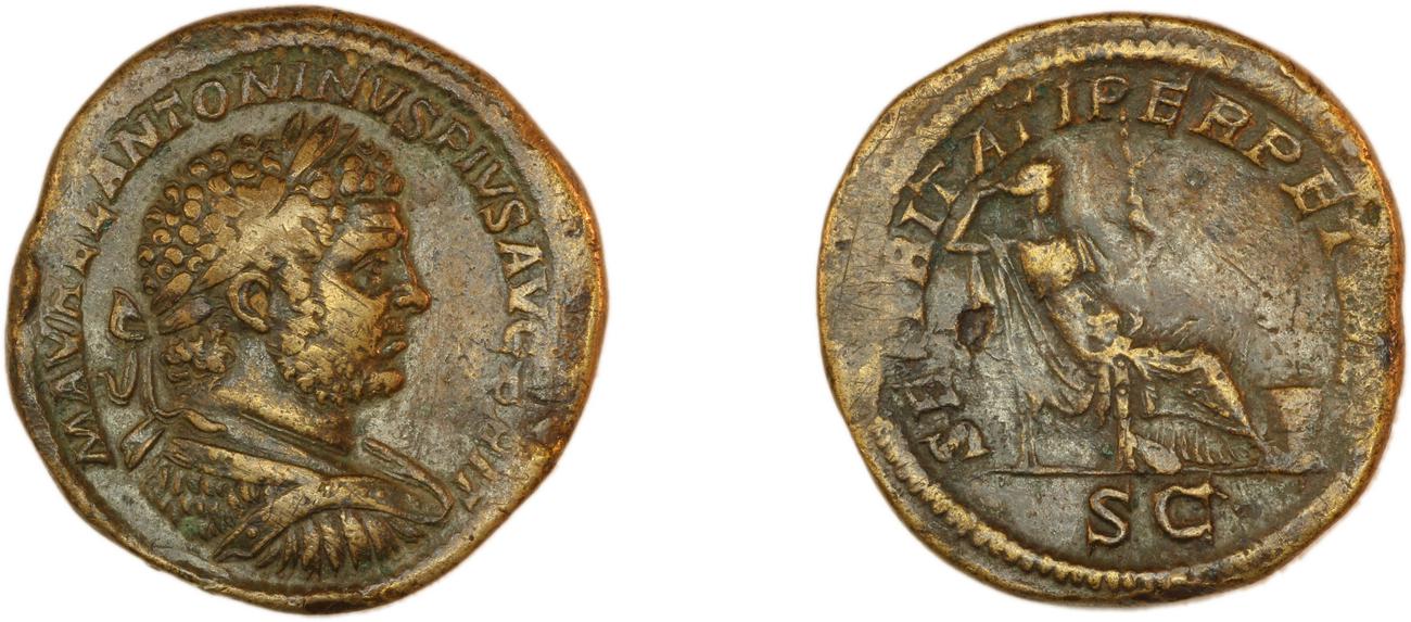 RIC IV Caracalla 512B, аверс, bm