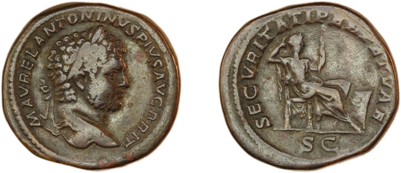 RIC IV Caracalla 512D, аверс, bm