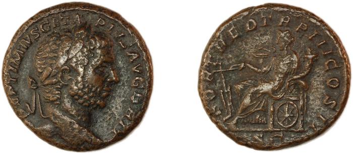 RIC IV Geta 175A, реверс, bm