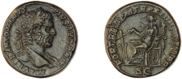 RIC IV Caracalla 479B, реверс, bm