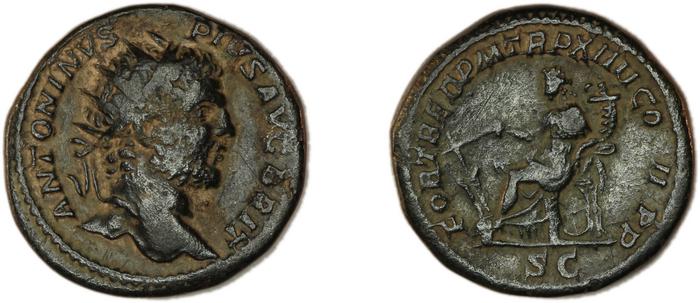 реверс RIC IV Caracalla 485A