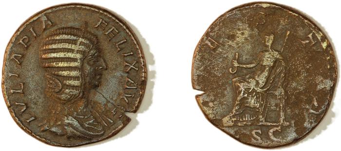 RIC IV Caracalla 593, реверс, bm