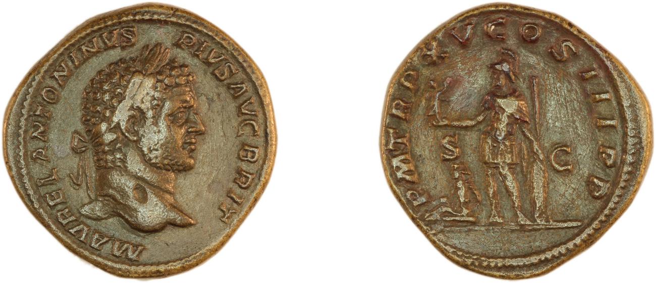 RIC IV Caracalla 490A, аверс, bm