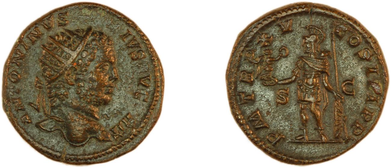RIC IV Caracalla 492, аверс, bm