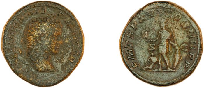 реверс RIC IV Caracalla 496A