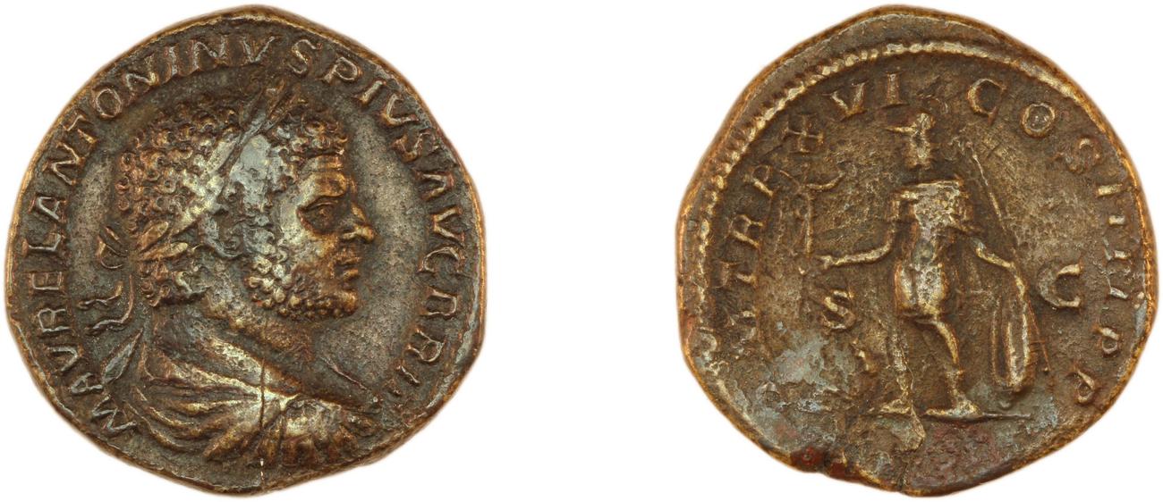 RIC IV Caracalla 496B, аверс, bm