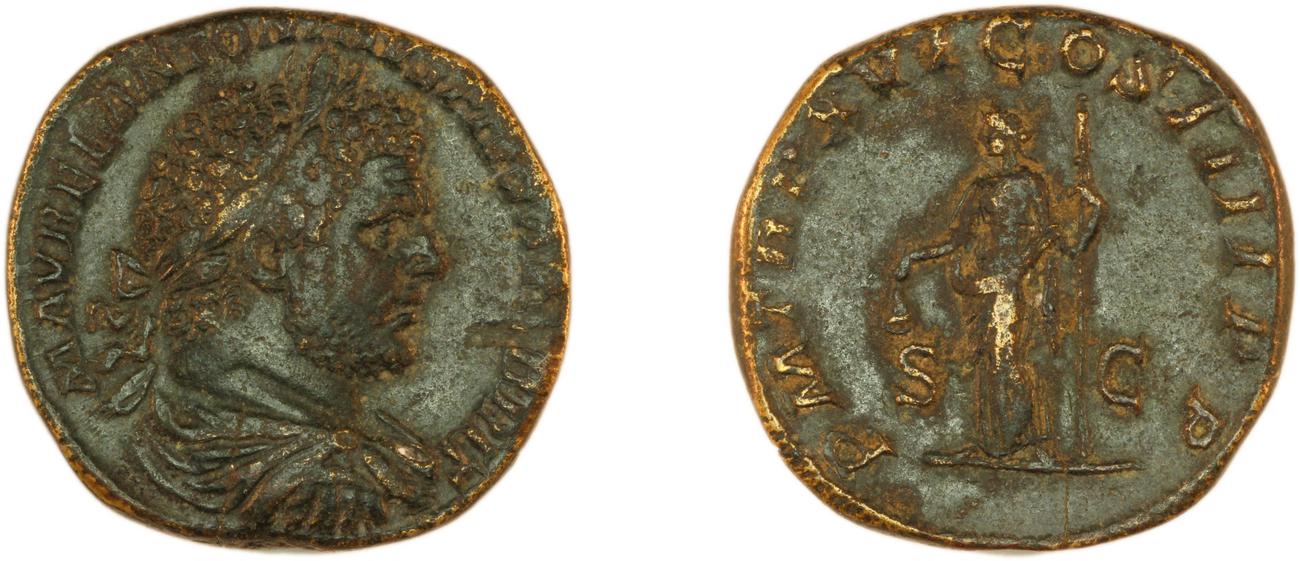 RIC IV Caracalla 498A, аверс, bm