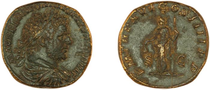 реверс RIC IV Caracalla 498A