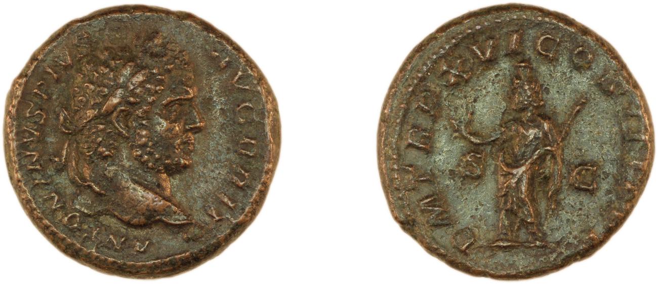 RIC IV Caracalla 505, аверс, bm