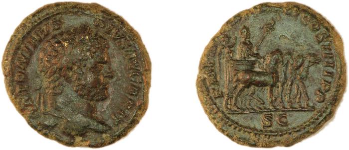 RIC IV Caracalla 506, реверс, bm