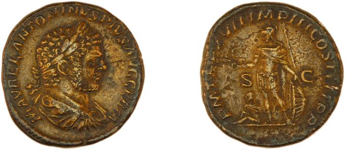 RIC IV Caracalla 524A, реверс, bm