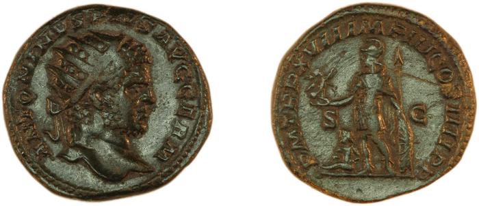 реверс RIC IV Caracalla 528A