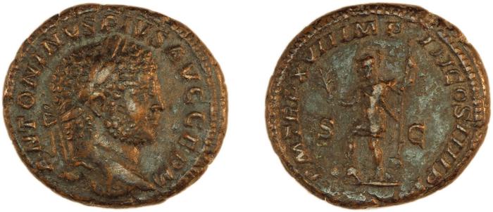 реверс RIC IV Caracalla 532A