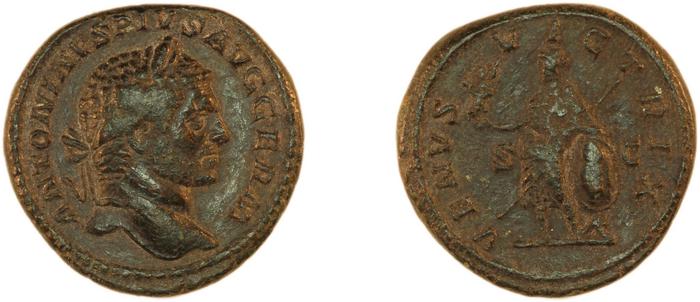 реверс RIC IV Caracalla 577B