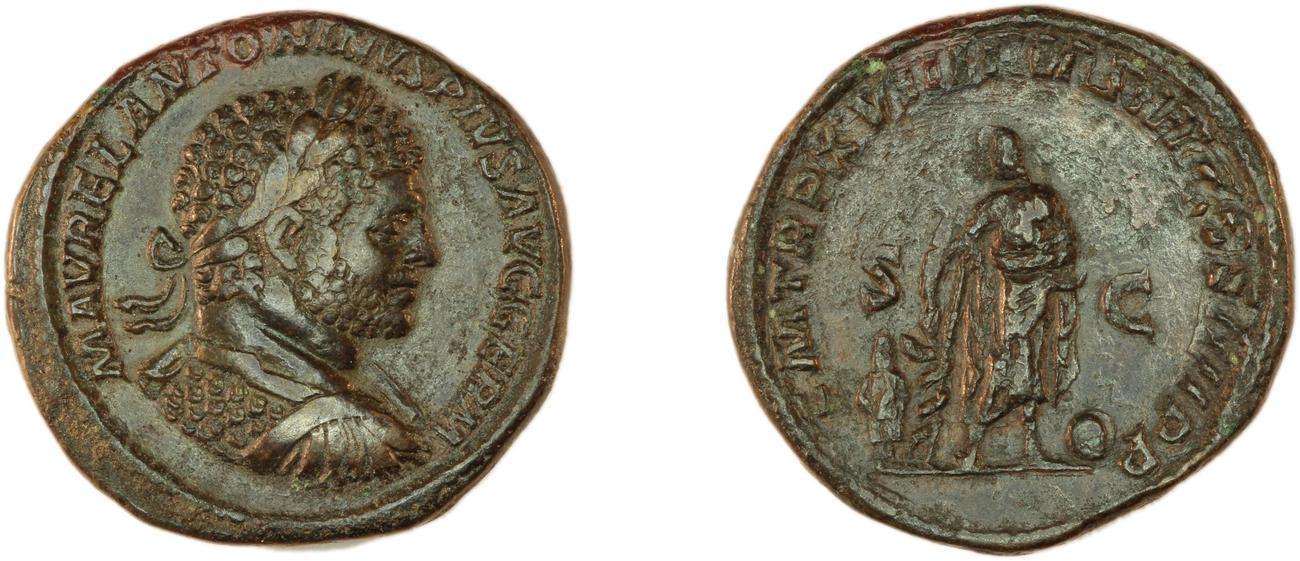 аверс RIC IV Caracalla 538B