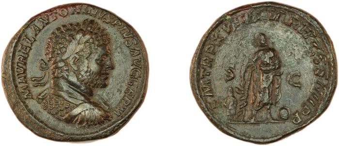 реверс RIC IV Caracalla 538B