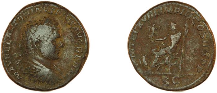 реверс RIC IV Caracalla 541B