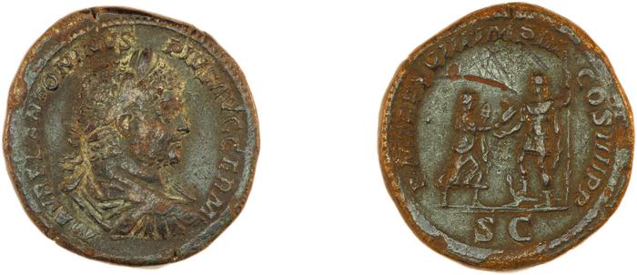 RIC IV Caracalla 544, реверс, bm