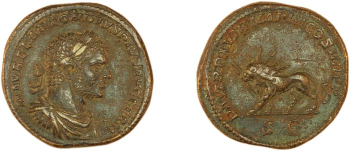 RIC IV Caracalla 548A, реверс, bm