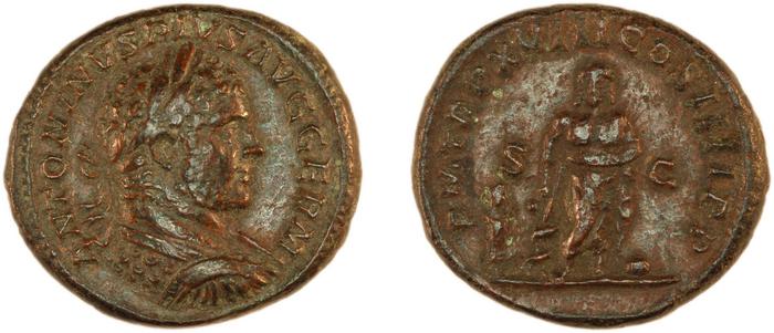 реверс RIC IV Caracalla 554c