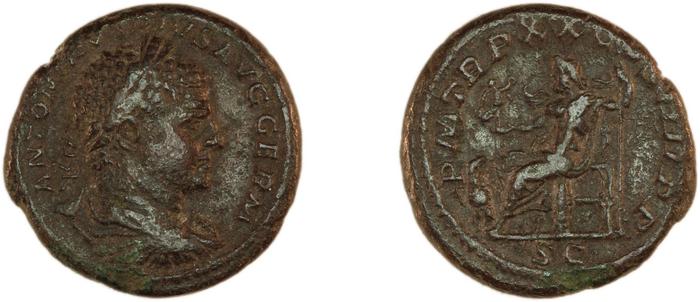 реверс RIC IV Caracalla 568A